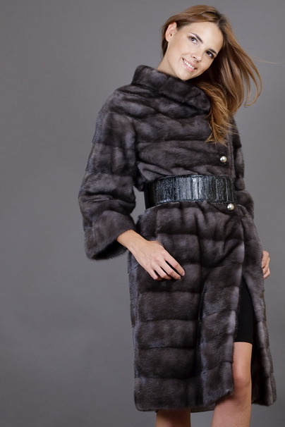 Норковая шуба BLUE IRIS